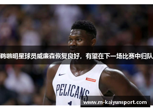 鹈鹕明星球员威廉森恢复良好，有望在下一场比赛中归队